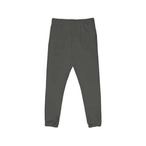 Cozy Charcoal Graphic Sweatpants — Minimal Japanese Kanji Joggers